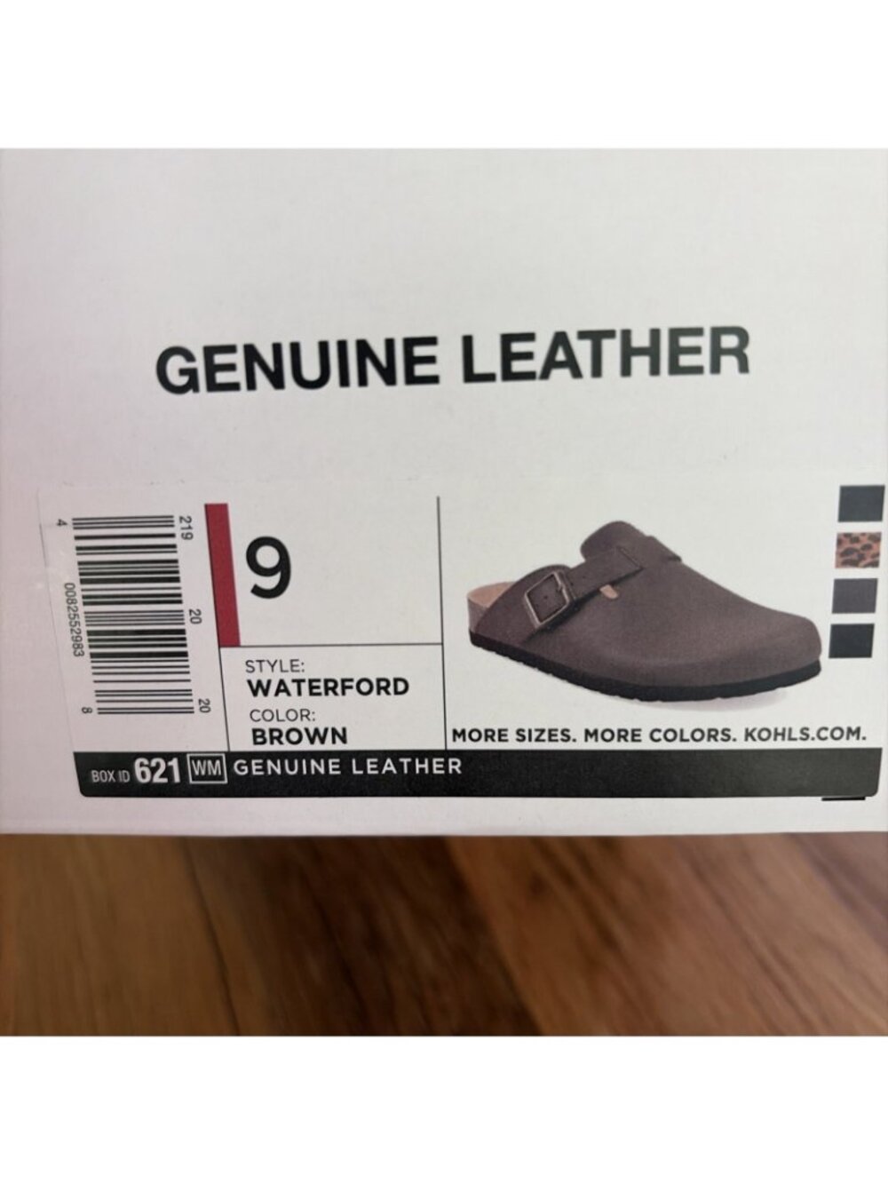 Sonoma New Brown Waterford Leather Slip On Clogs 9 - Picture 9 of 9